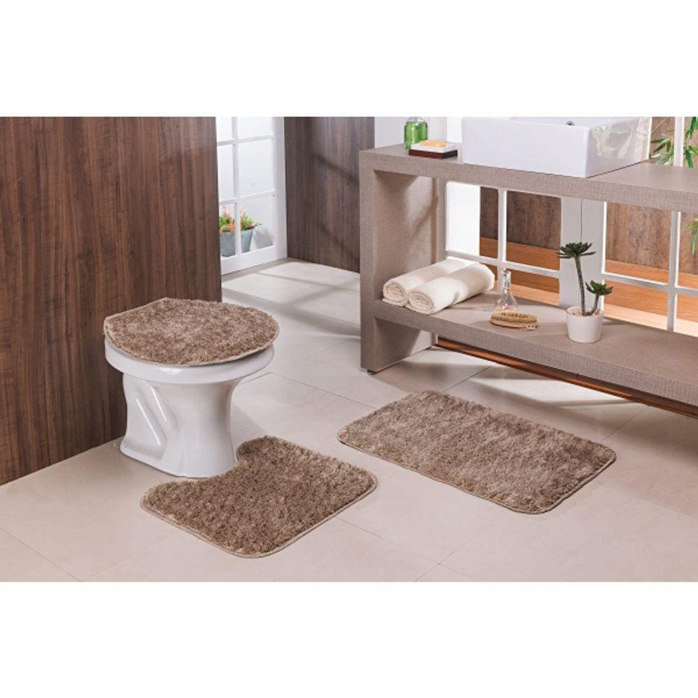 Kit Tapete de Banheiro 3 peças Oasis Classic