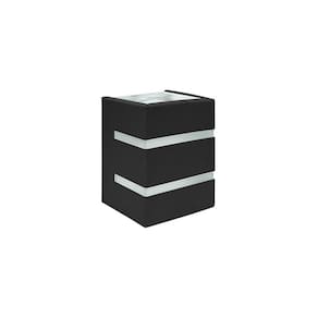 Arandela Blumenau Quadro Aleta G9 Bivolt Preto