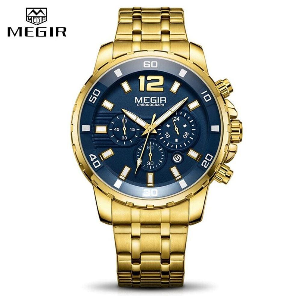 Relógio Masculino Megir 2068 A Prova D`Água 100% Funcional