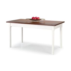 Mesa em Madeira Maciça Retangular 6 Lugares BRANCO