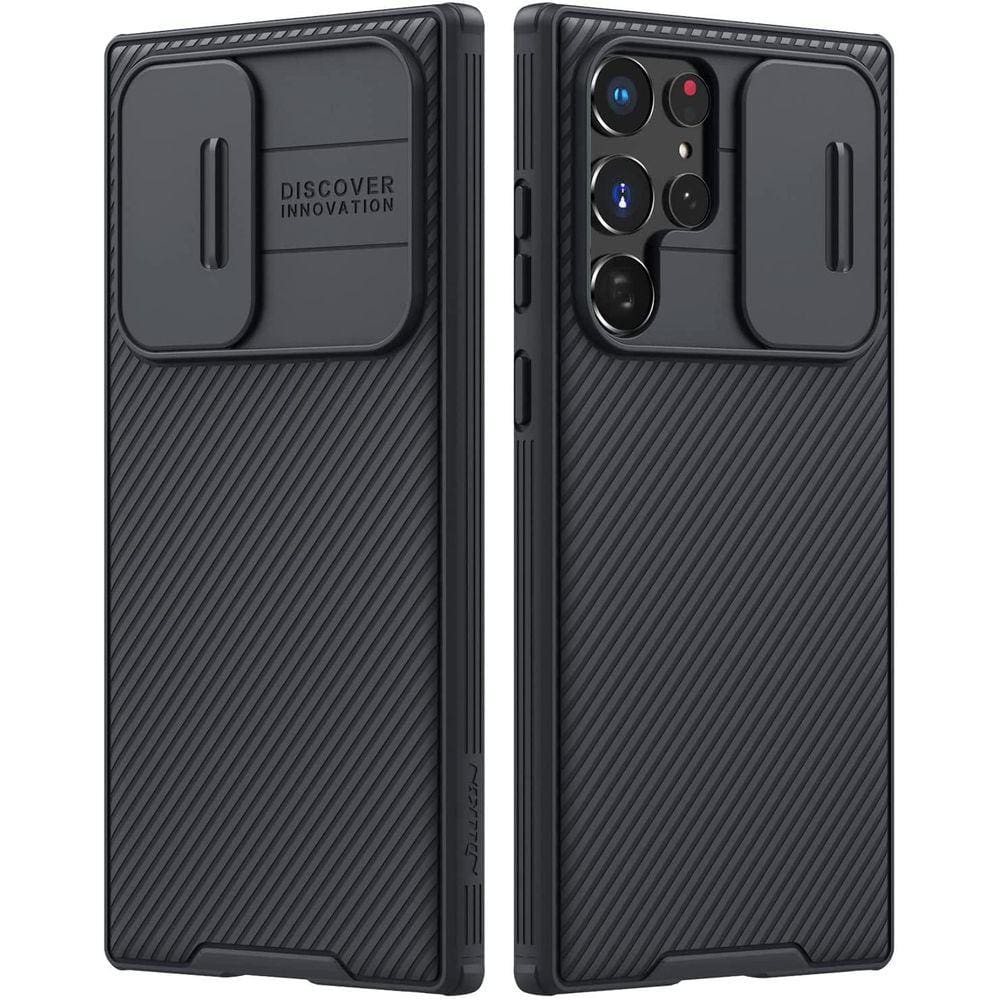 Capa Nillkin Camshield Para Galaxy S22 Ultra - Azul Escuro