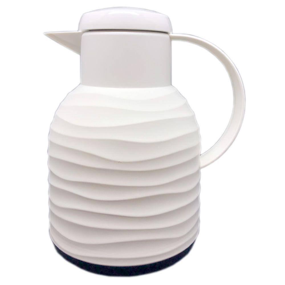 Garrafa Térmica Emsa Samba Wave Branca 1L