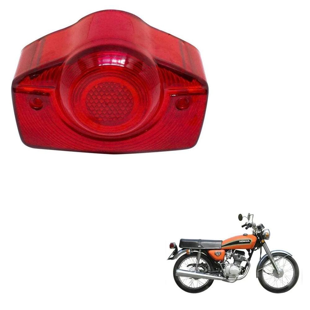 Lente Lanterna Traseira CG Turuna / ML 125 Até 1982 Vermelho