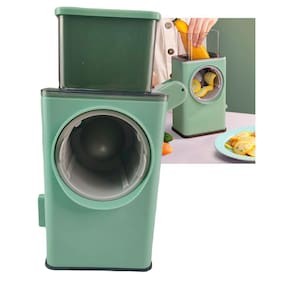 Multiprocessador Manual Cortador Alimentos 3 Em 1 Faitador Moedor Ralador Legumes Triturador Verduras Cozinha Manivela Culinaria Processador