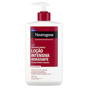 Loção Hidratante Corporal Intensivo Neutrogena Norwegian Pele Seca e Extra Seca e Sensível sem Perfume 400ml