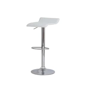 Banqueta Alta Estofada Confortável Belo Horizonte Branco