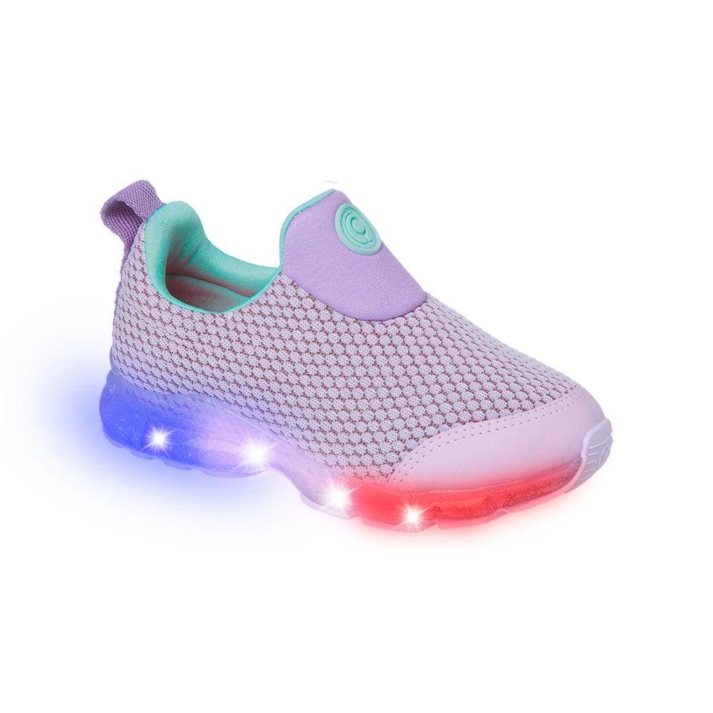 Tenis de led hot sale infantil recarregavel bibi