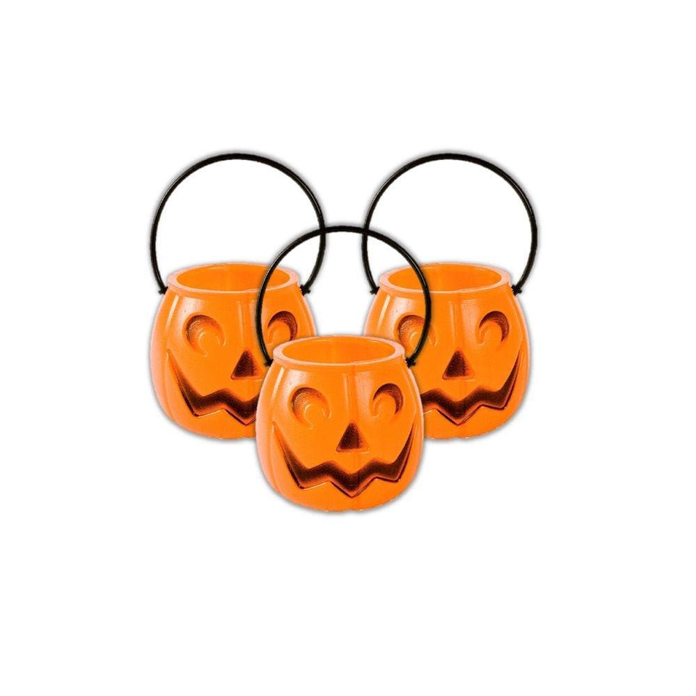 Kit Com 3 Aboboras Kids Doces Decoração Festa Halloween