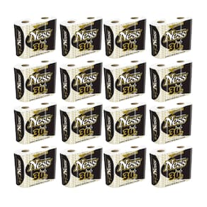 Papel Higiênico Folha Dupla Ness 16 pacotes com 4 rolos de 30 metros