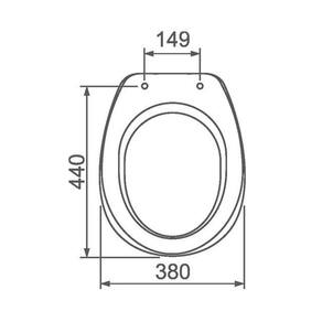 Assento Almof Axis Branco