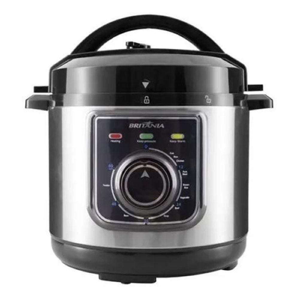 Panela De Pressão Elétrica Britânia Bpp01Pi 3L Preta 220V