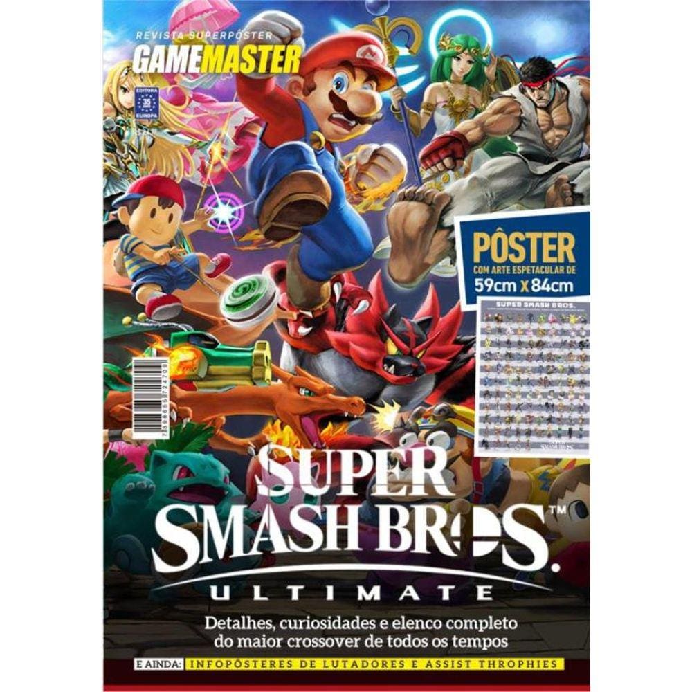 Superposter Game Master - Super Smash Bros Ultimate - Arte B