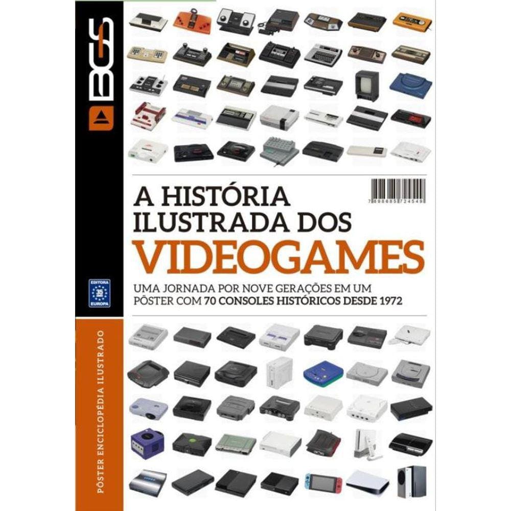 Superposter Bgs - A Historia Ilustrada Dos Videogames