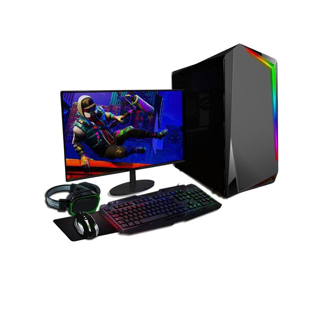 PC Gamer Completo Barato com Monitor, Teclado, Mouse e Cadeira Gamer