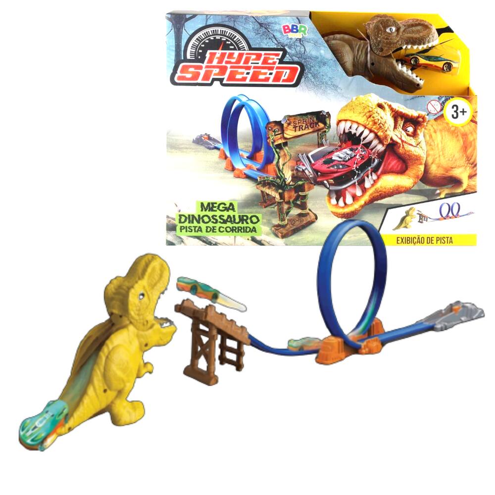 Pista de Corrida Looping Ataque T-Rex - Art Brink