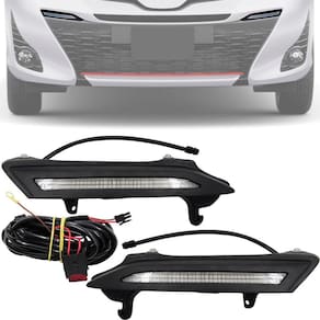 Kit LED DRL Daylight Yaris Hatch e Sedan - Luz Diurna