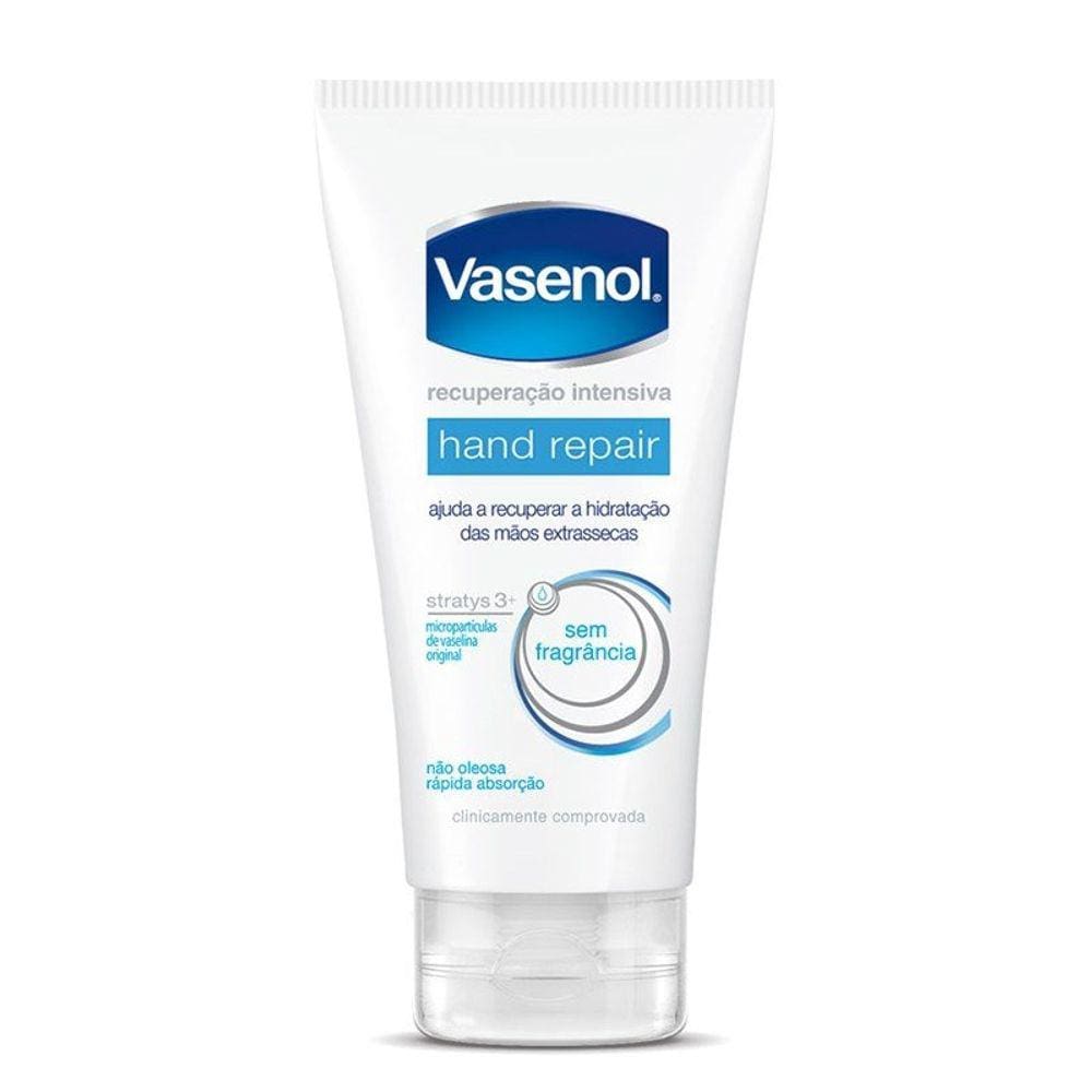 Creme Hidratante Para Mãos Vasenol Reparador 75ml