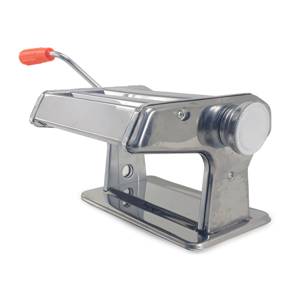 Maquina de Macarrão Caseira  Aço Inox 3 Tipos Massas Cilindros Corte Fixo