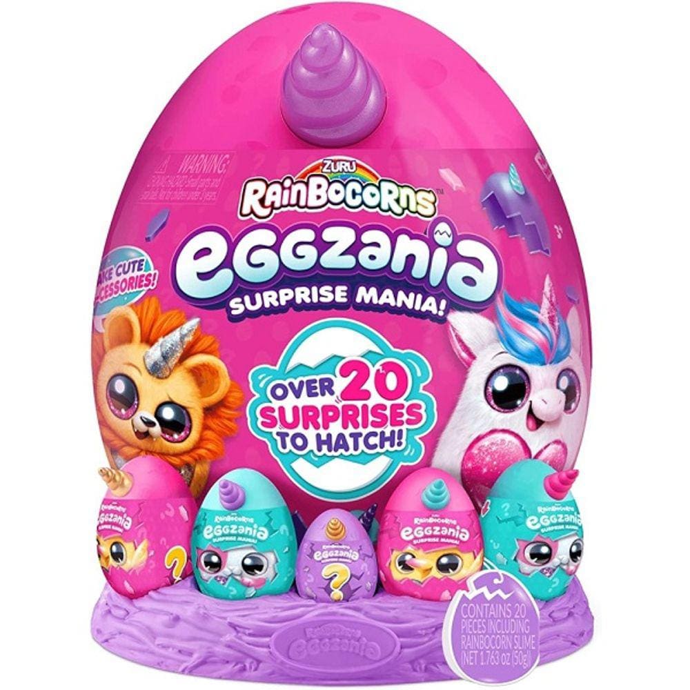 OVO Grande Rainbocorns Eggzania Surpresa FUN F0092-9 Roxo