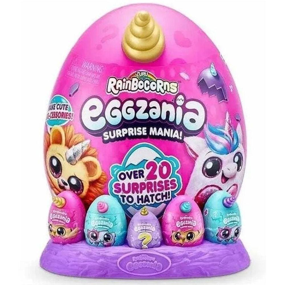 OVO Grande Rainbocorns Eggzania Surpresa FUN F0092-9 Dourado