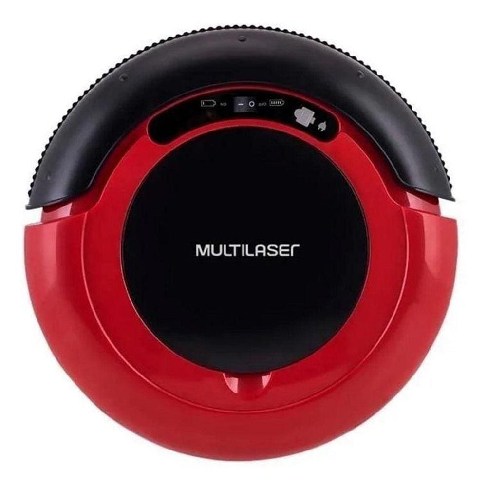 Robô Aspirador Multifunção Vermelho E Preto 127V/220V