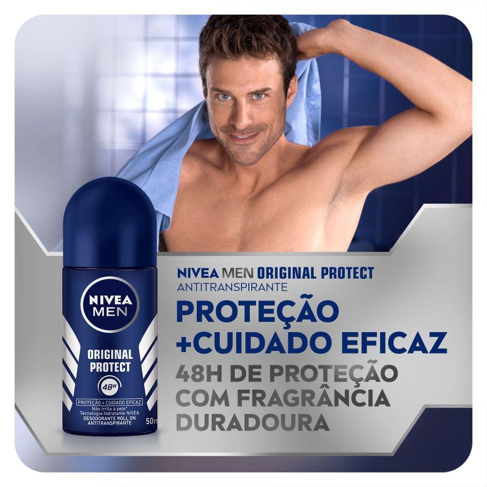 Desodorante Roll On Nívea Men Protect 50Ml