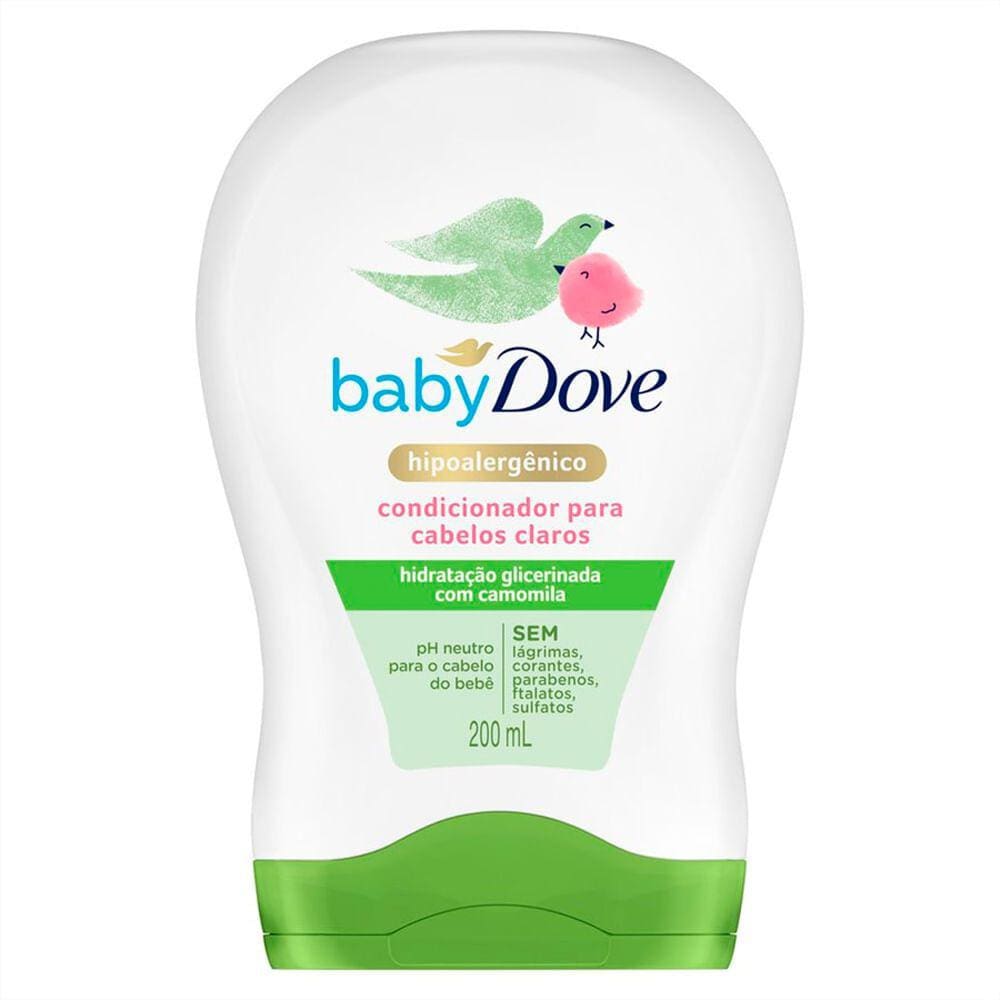 Condicionador Baby Dove Cabelos Claros Hidratação Enriquecida 200ml