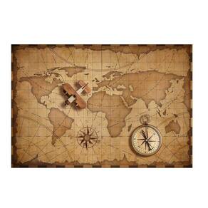 Fundo Fotográfico Newborn Mapa 3,0X2,5 Ffg-459