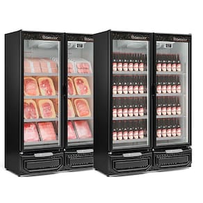 Refrigerador/Expositor Vertical Conveniência Cerveja E Carnes GCBC-950 PR Preto Gelopar 957 Litros Frost Free
