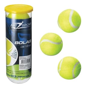 Bola de Tênis no Tubo com 3 Unidades ArtSport