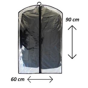 Capa Protetora de Roupa Com Zíper Kit 10 Peças Proteção Terno Vestido Roupas