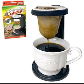 Coador de Café Individual Filtro Tecido com Suporte Dobrável 17Cm