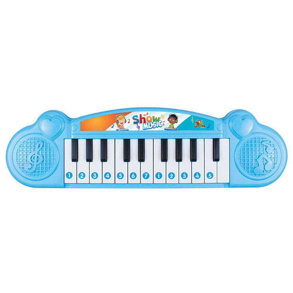 Piano Bebê Teclado Infantil Musical Amiguinhas Brinquedo em