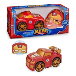 Carrinho Com Mascara Coleção Super Herois Homem Ferro