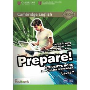 Cambridge English Prepare! 7 Sb With Online Wb And Testbank - 1St Ed