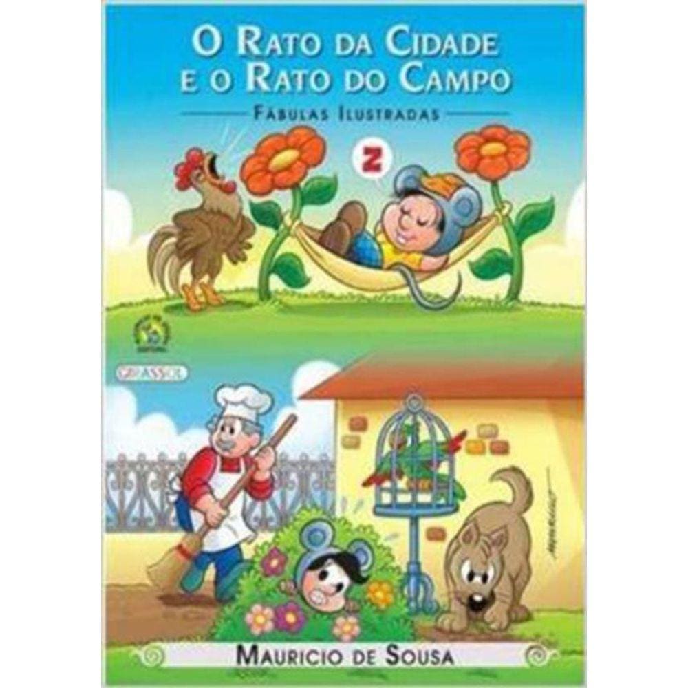 Turma Da Monica - Fabulas Ilustradas - O Rato Da Cidade E O Rato Do Campo