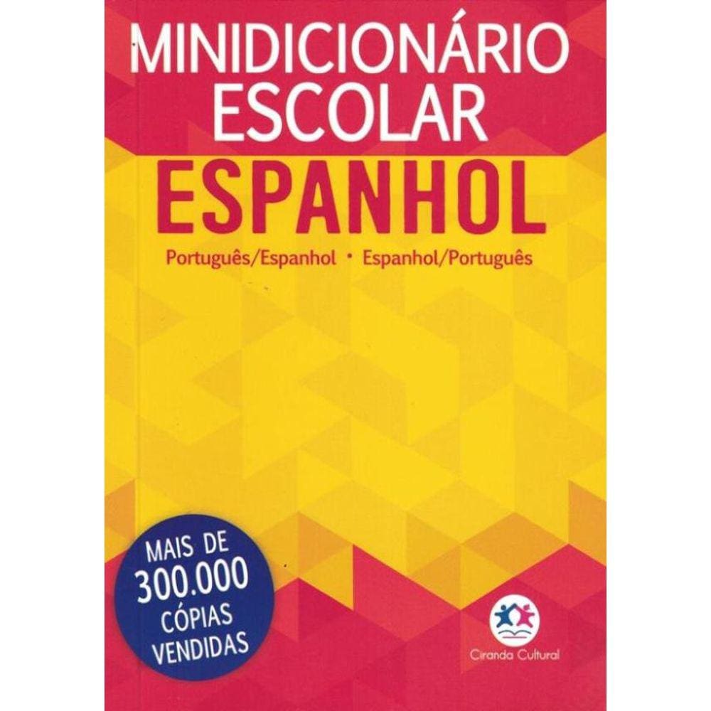 Minidicionario Escolar Espanhol Papel Off-Set