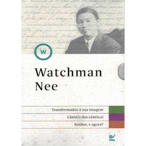 Box Colecao Watchman Nee