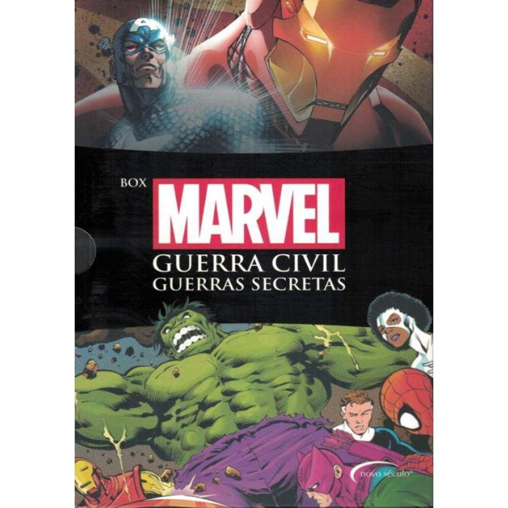 Box Marvel Guerra Civil - Guerras Secretas