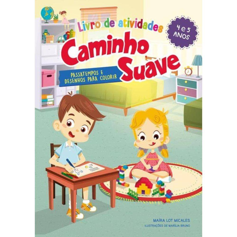 Livro De Atividades Caminho Suave - Passatempos E Desenhos Para Colorir