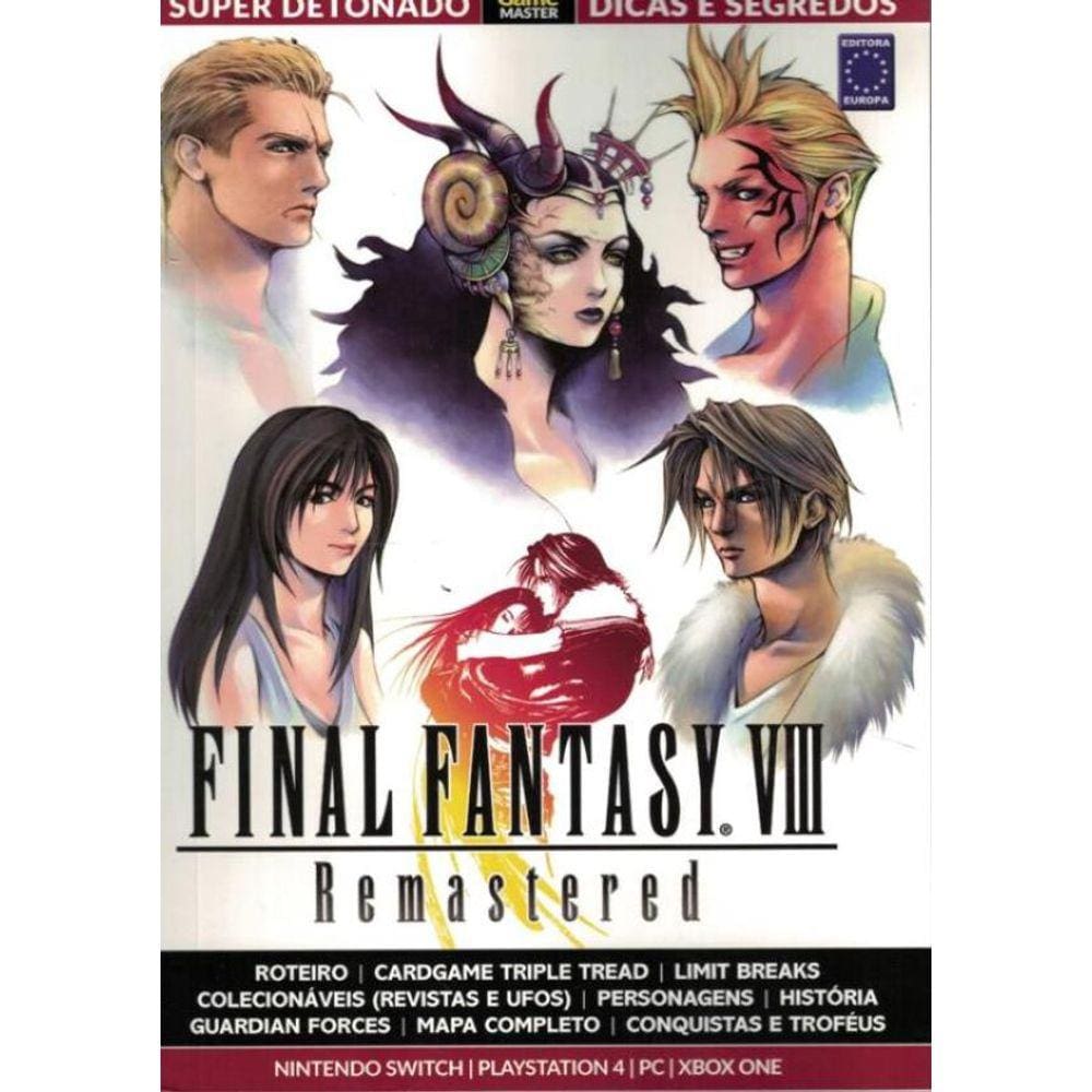 Livro Super Detonado Dicas E Segredos - Final Fantasy Viii -Remastered