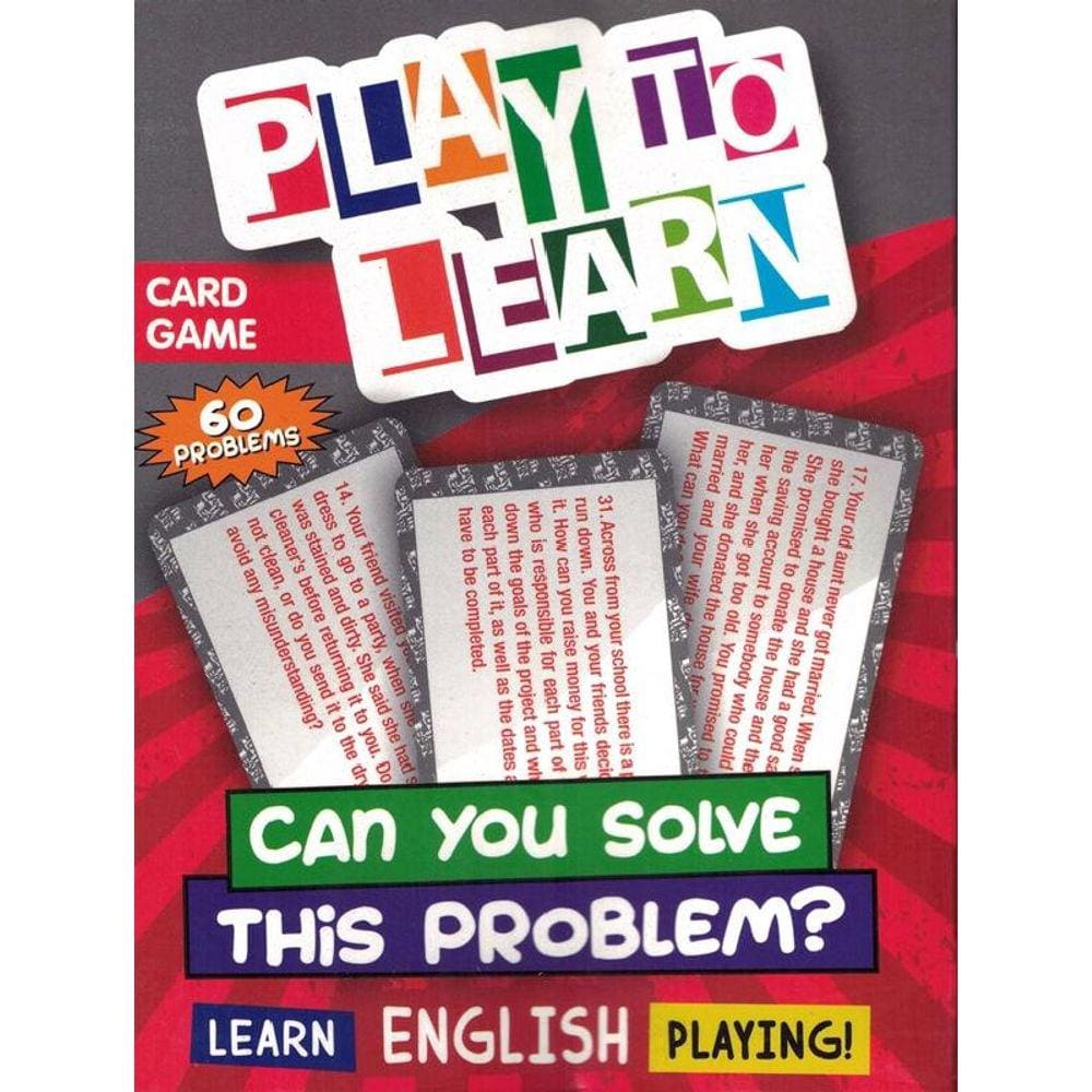 Play To Learn - Can You Solve This Problem