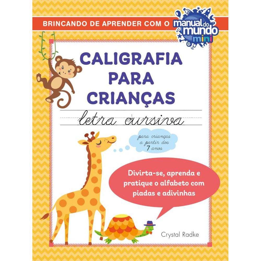 Caligrafia Para Criancas - Letra Cursiva