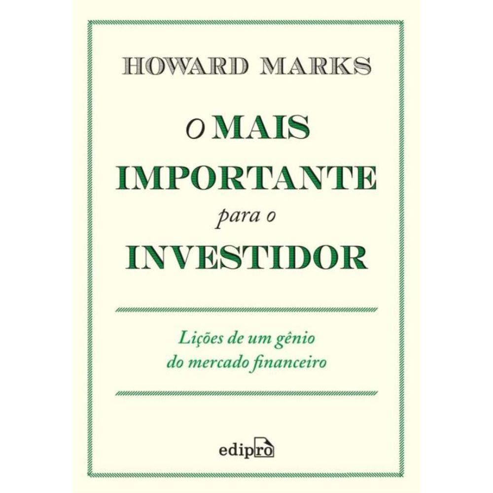 Mais Importante Para O Investidor, O