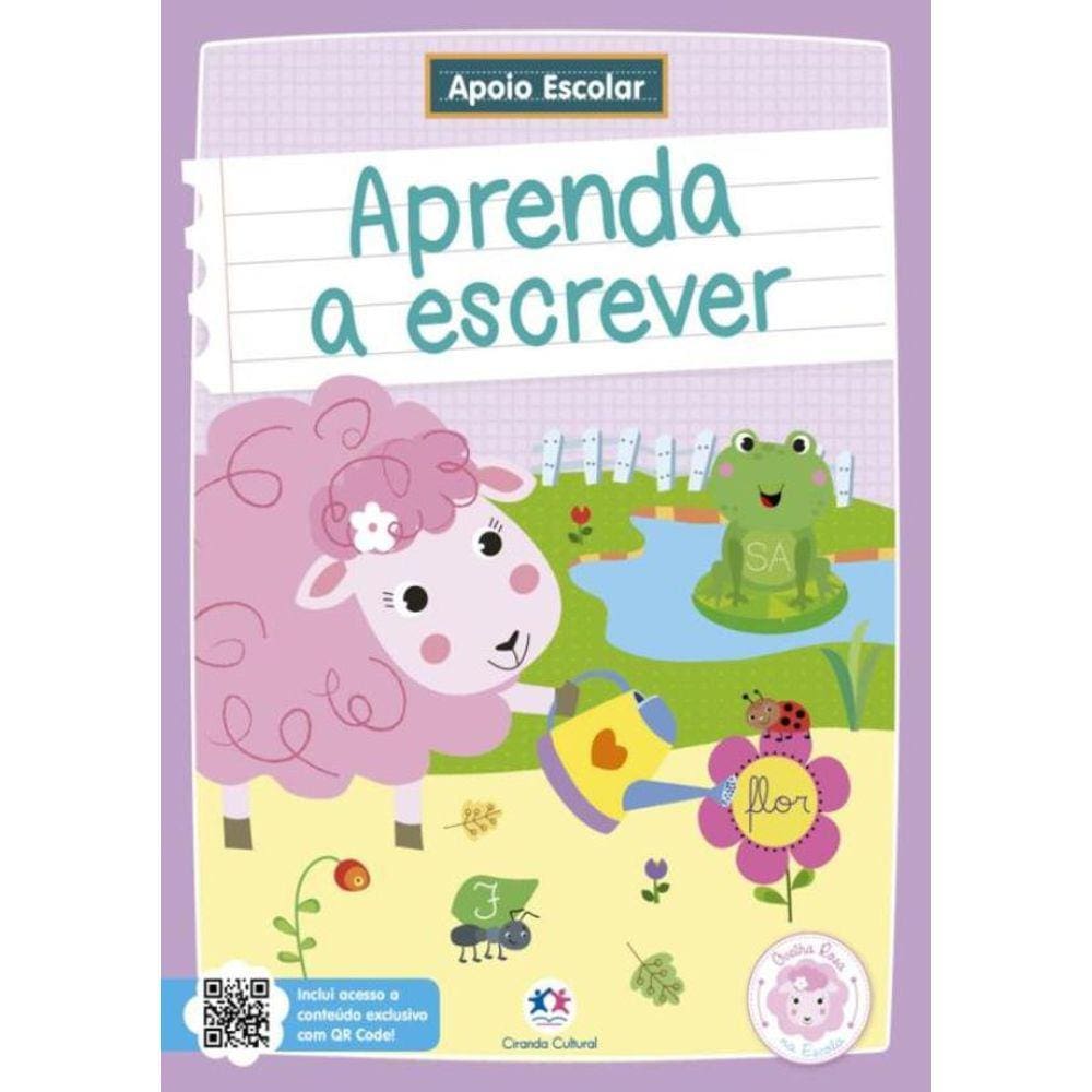 Apoio Escolar - Aprenda A Escrever - Ovelha Rosa Na Escola