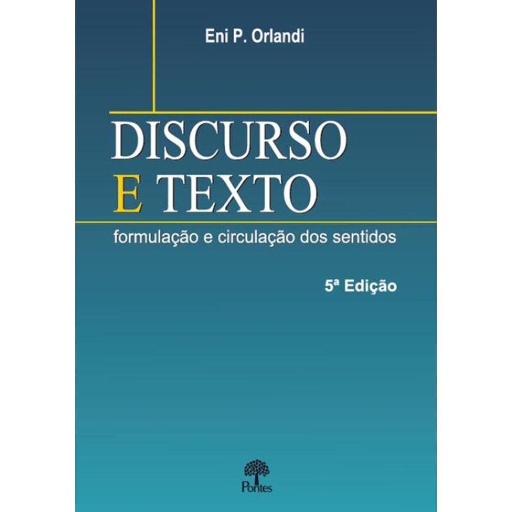 Discurso E Texto - 5ª Ed