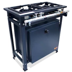 Fogão Industrial 2 Bocas 2QD Baixa Pressão P7 com Forno 66L de Piso