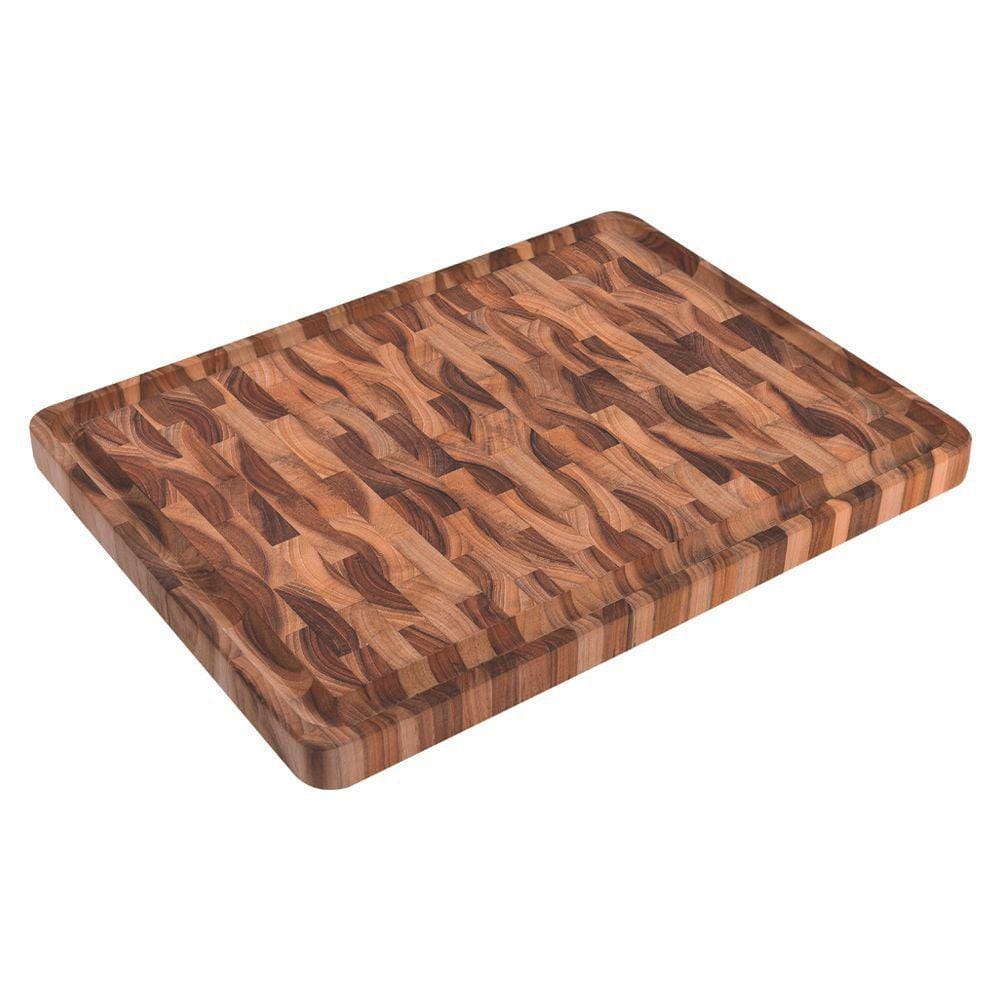 Tábua para Churrasco Tramontina 13460351 45x35cm Madeira Invertida Teca