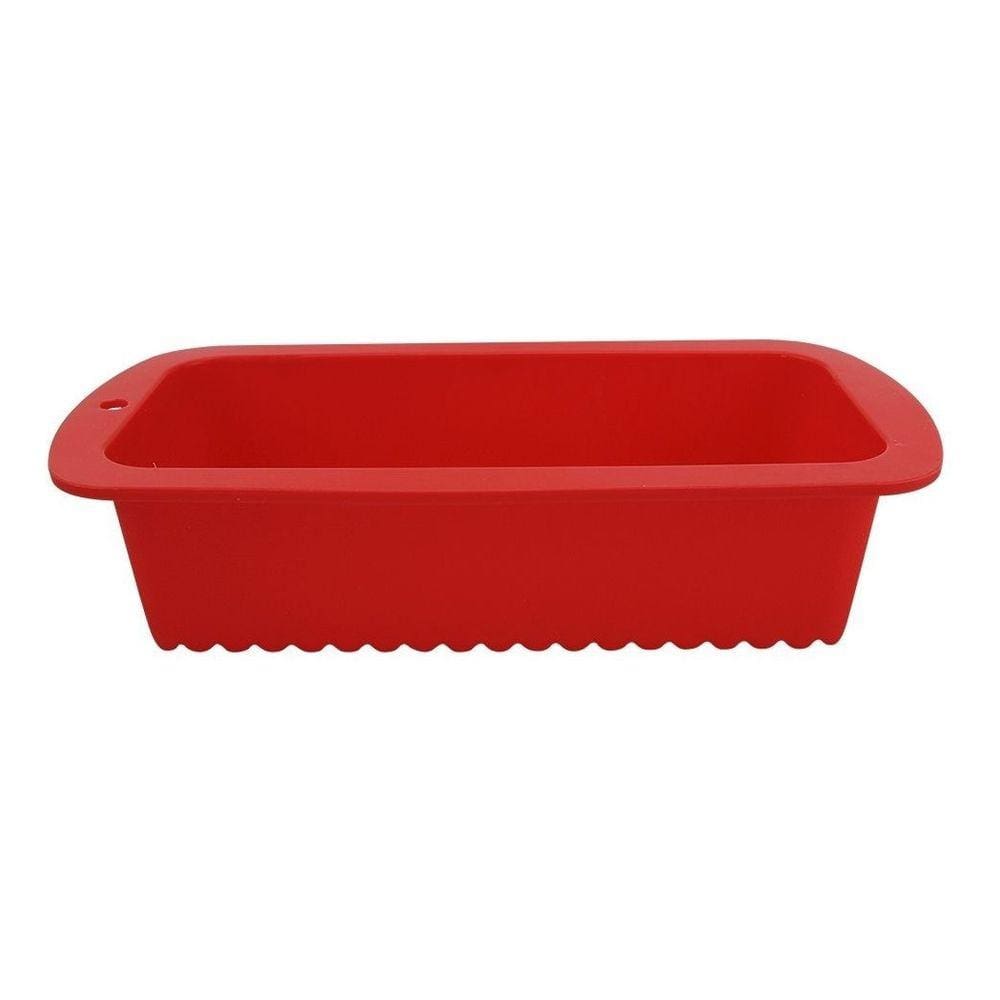 Forma De Pão Retangular Silicone Bolo Inglês Sorvete Flexível