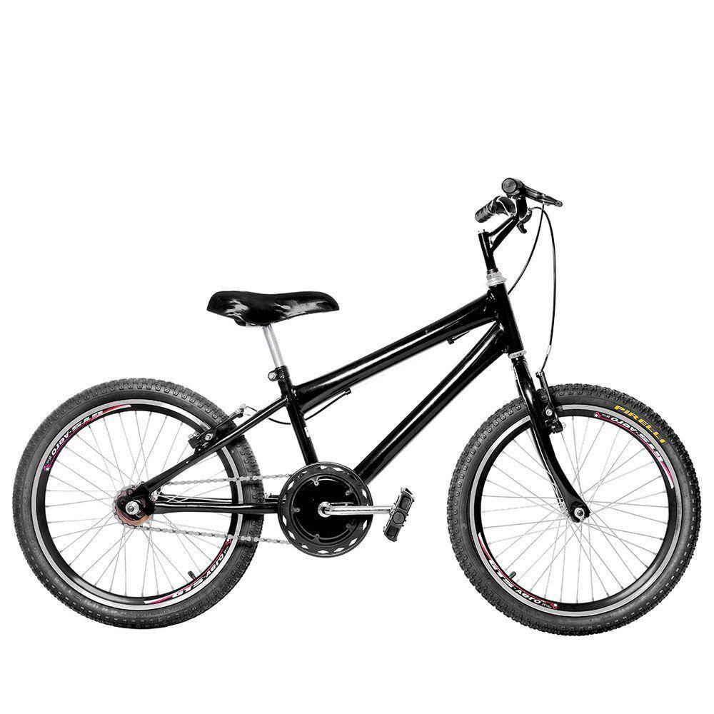 Bicicleta Infantil Masculina Aro 20 Aero Preta